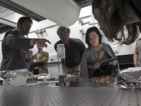 Experimental physicist Michael Biercuk leads a tour of the Quantum Control Laboratory at the University of Sydney. The university is home to Project Q, which explores the peace and security implications of a quantum age. Experimental physicist Michael Biercuk leads a tour of the Quantum Control Laboratory at the University of Sydney. The university is home to Project Q, which explores the peace and security implications of a quantum age.