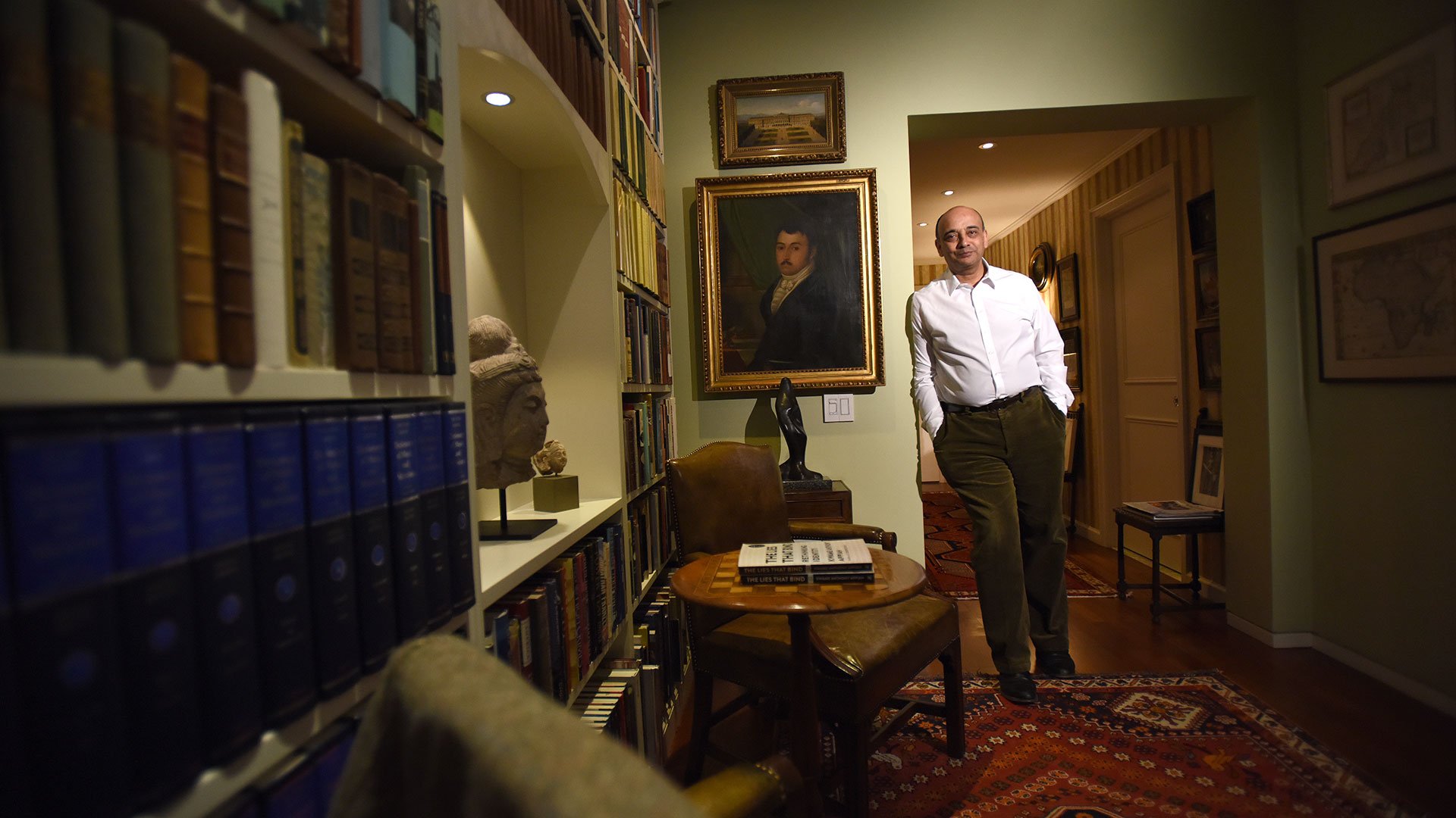 Kwame Anthony Appiah at his Tribeca home (5)