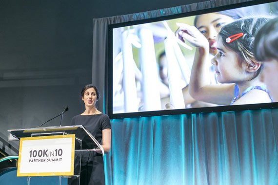 With a touch of understatement, 100Kin10 cofounder and Executive Director Talia Milgrom-Elcott summed up the challenges saying, “We’re thinking about knotty problems — knotty with a capital K.” education_stemtakesroot3.jpg