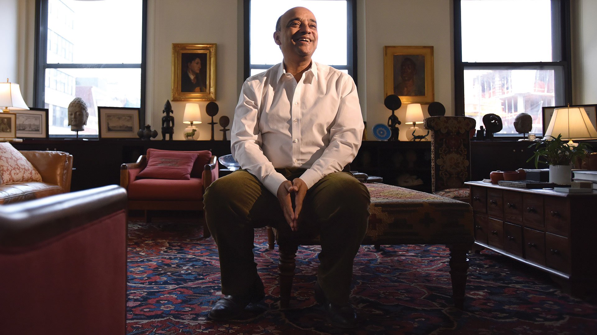Kwame Anthony Appiah at his Tribeca home (3)